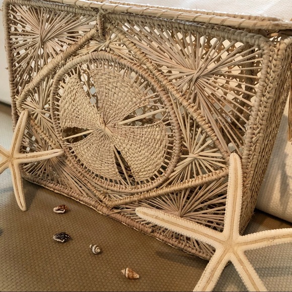 Rectangular Straw Bag - Picture 2 of 8